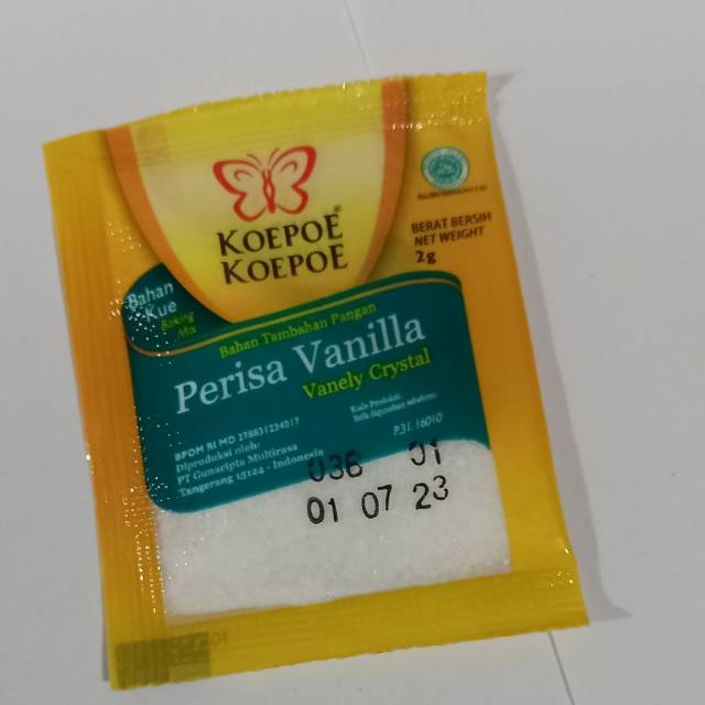 

Koepoe koepoe Perisa Vanili (isi 10 saset )@2 gram