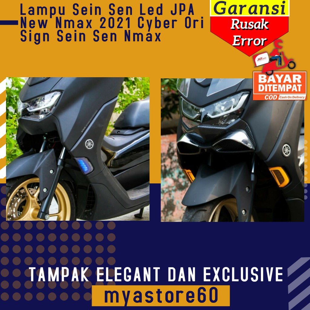 Lampu Sein Sen Led JPA Yamaha New Nmax N max 2021 Cyber Ori Sign Sein Sen Aksesoris Nmax