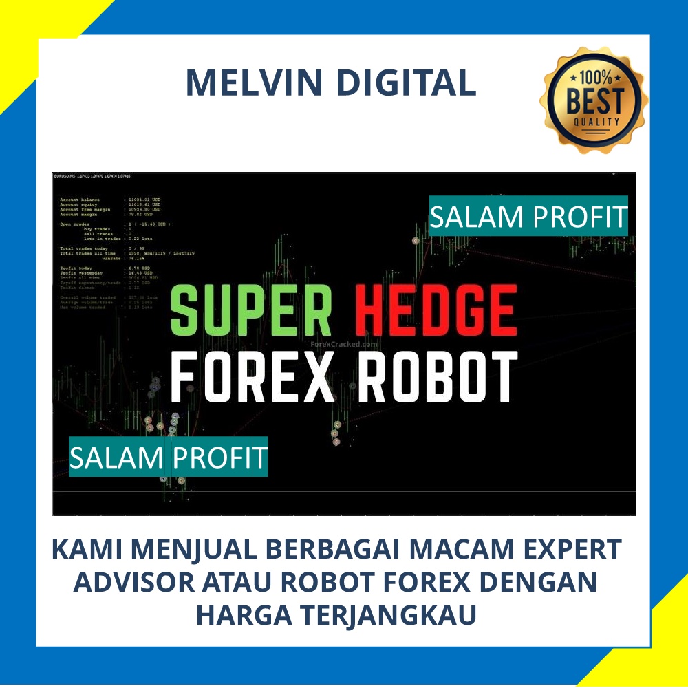 Robot Forex - Super Hedge Forex Robot | Expert Advisor | Robot Forex | Trading Forex