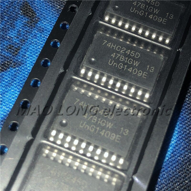 10pcs Ic 74hc245d Sop24 74hc245 Sop Sn74Hc245Dwr Smd