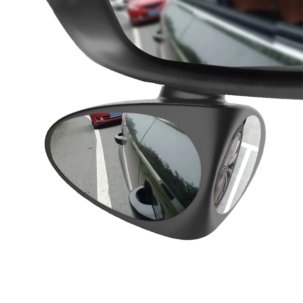 SPION 2 SISI KANAN Kaca Spion Tambahan Mobil Cembung 2 Sisi Tempel Anti Blind Spot Sebelah Kanan