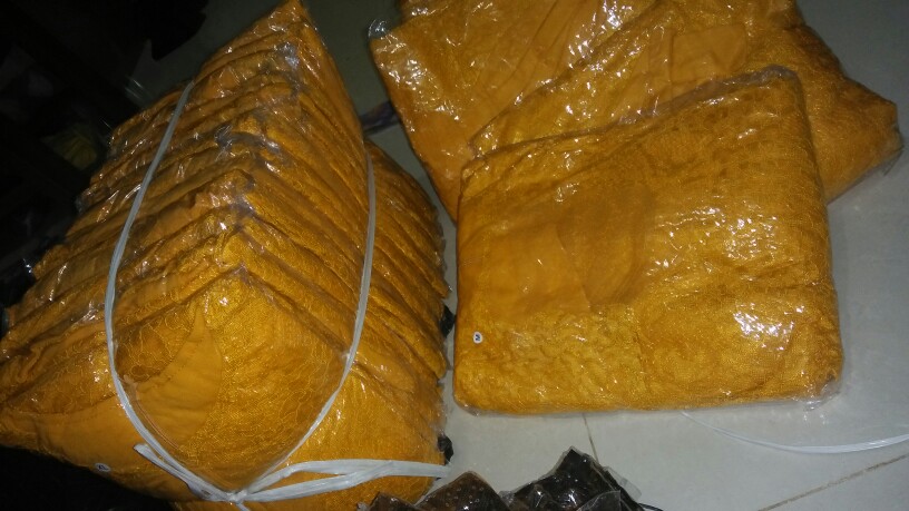 Gamis Maxi Larky / Brukat Komby Tile / Terlaris / Size S-m , L , Xl , Xxl