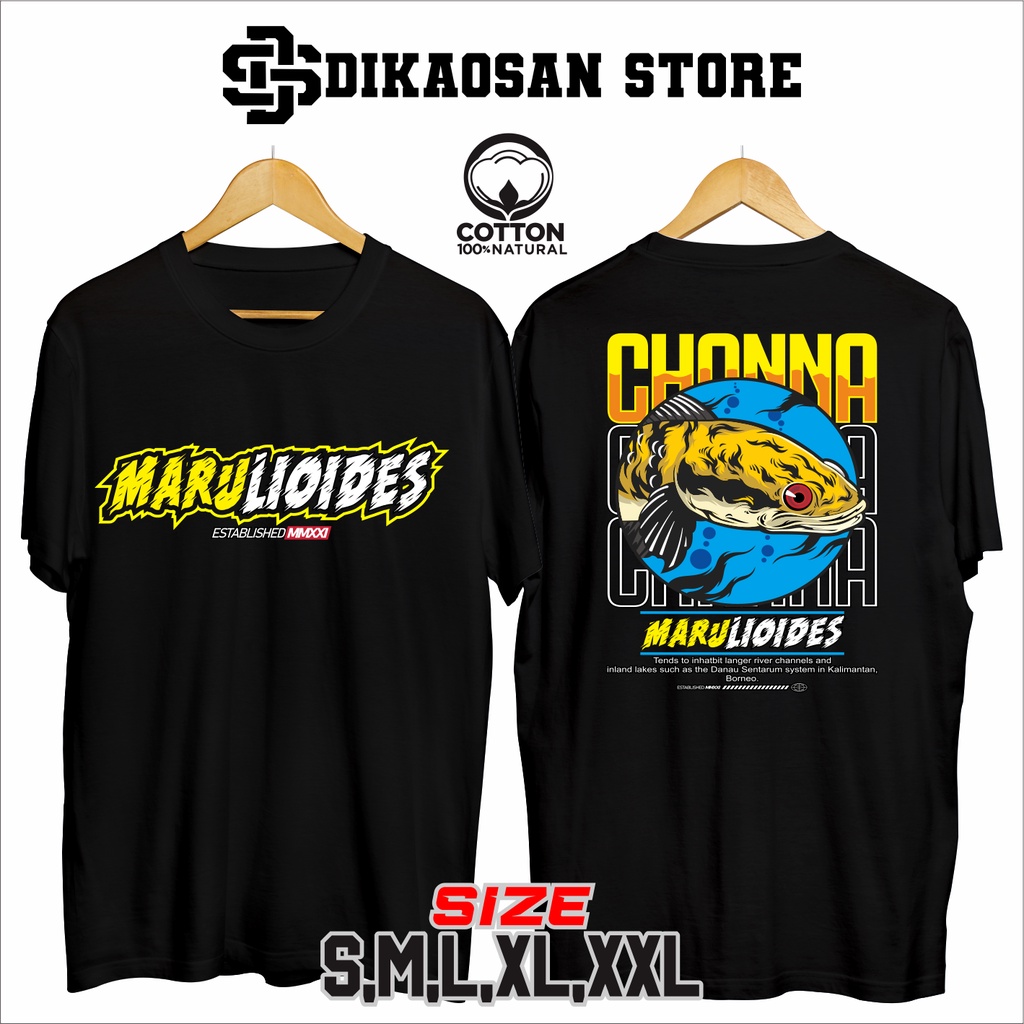 BAJU KAOS TSHIRT CHANA MARULIODES KAOS HOBBY IKAN CLUB KOMUNITAS FISH - Dikaosanstore