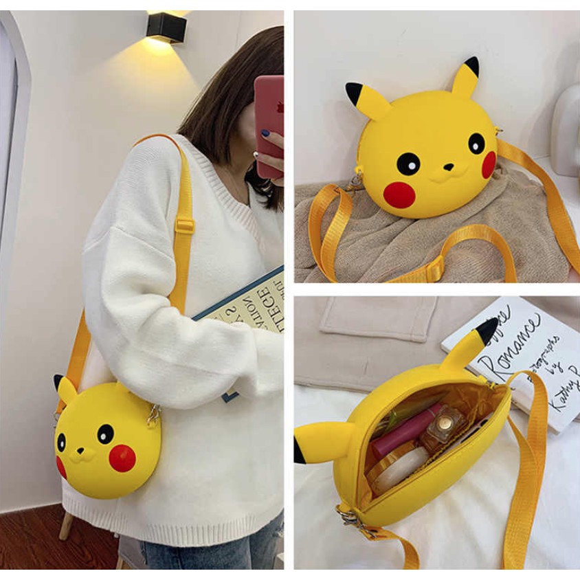 Tas selempang karakter / sling bag karakter anime bahan silicone waterproof