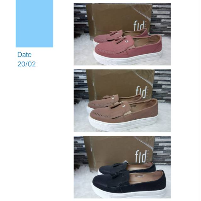 sepatu wedges fladeo