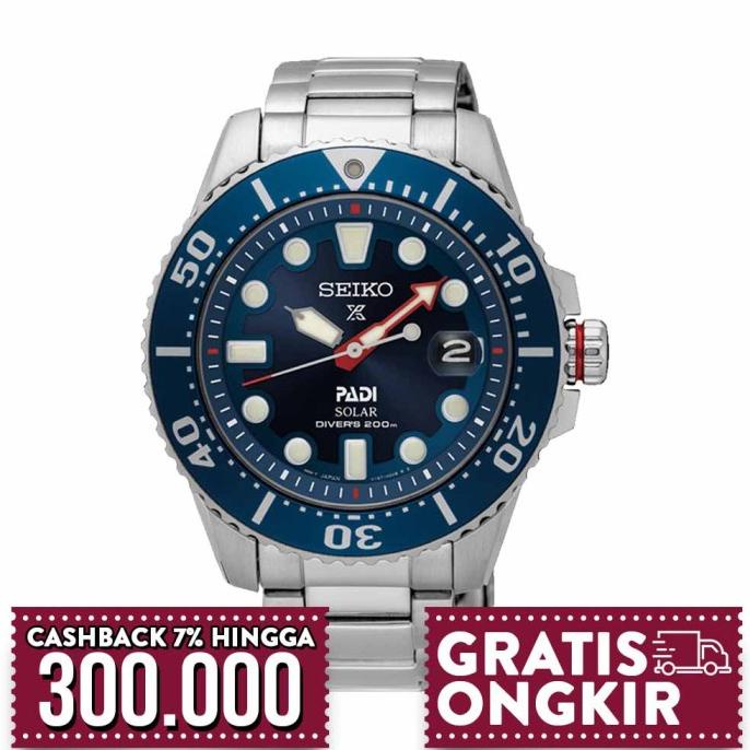 Jam Tangan Pria Seiko Prospex Padi SNE549P1 Solar Divers Blue Dial