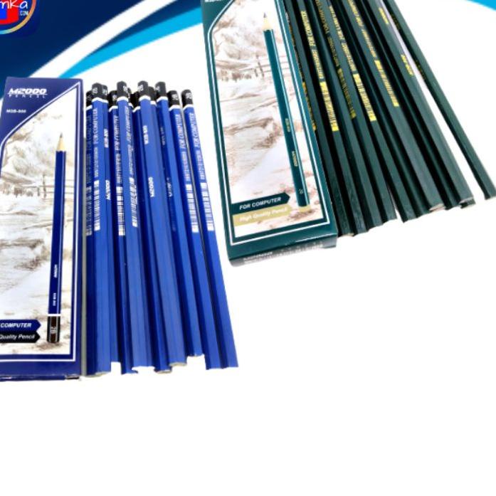 

♥ GPA Pensil 12pcs Pensil 2B For Computer High Quality M2000 produck terbaik