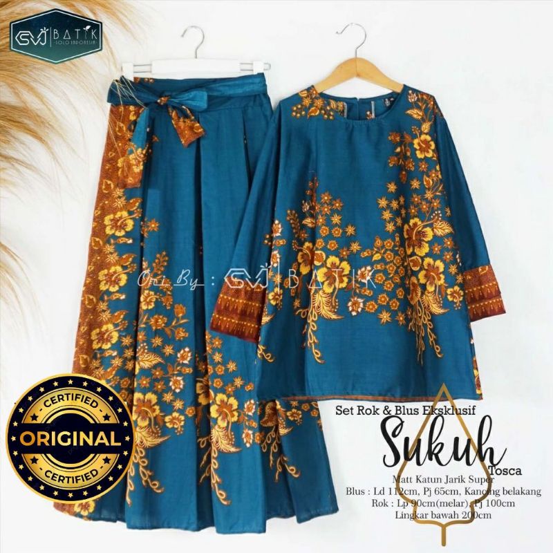 SETELAN ROK BLOUSE BATIK SUKUH EXCLUSIVE / RNB SUKUH