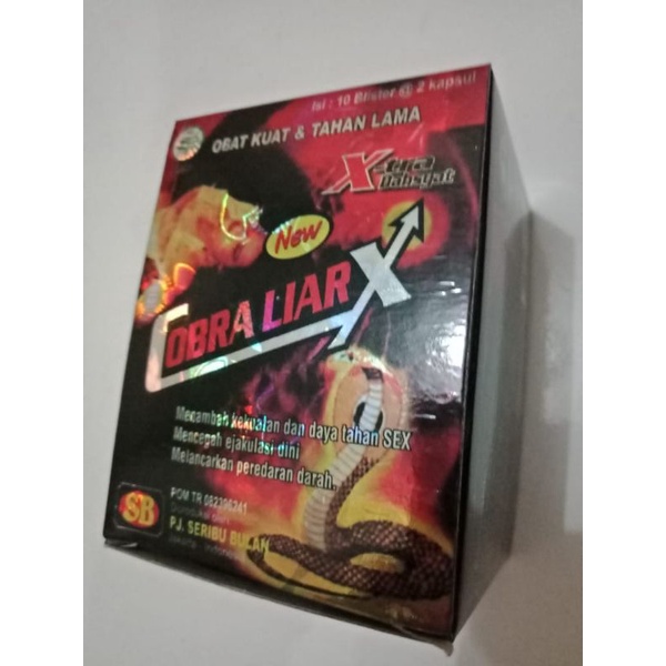 Cobra Liar X ( X-tra Dahsyat ) Isi 10 Blister @2 Kapsul