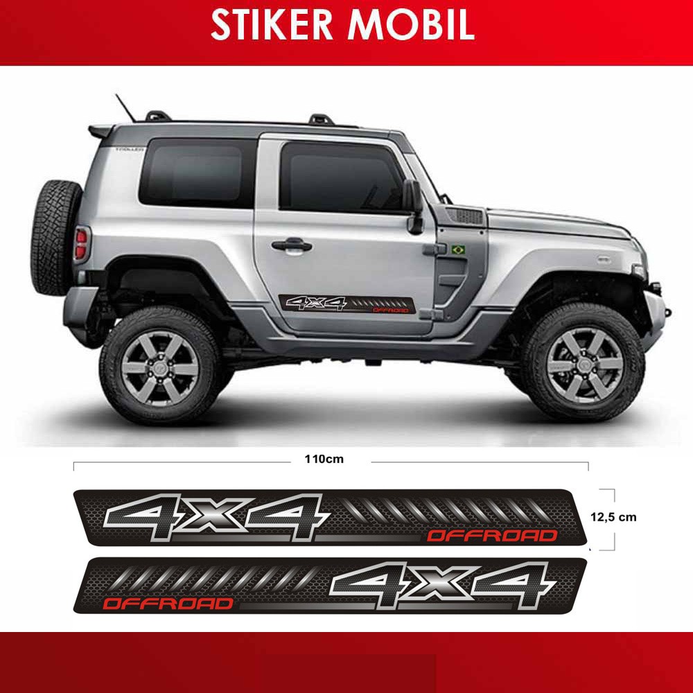 Stiker Mobil 4x4 Sticker Universal Shopee Indonesia