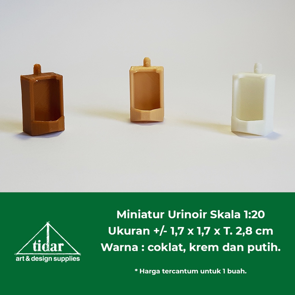 

[MR] AN - Miniatur Maket Urinoir Skala 1:20 - Urinal - Toilet - Kamar Mandi