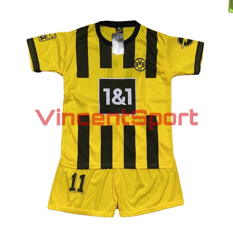 ( SIZE 16 ) Setelan jersey bola anak kids eropa umur 5-7 tahun