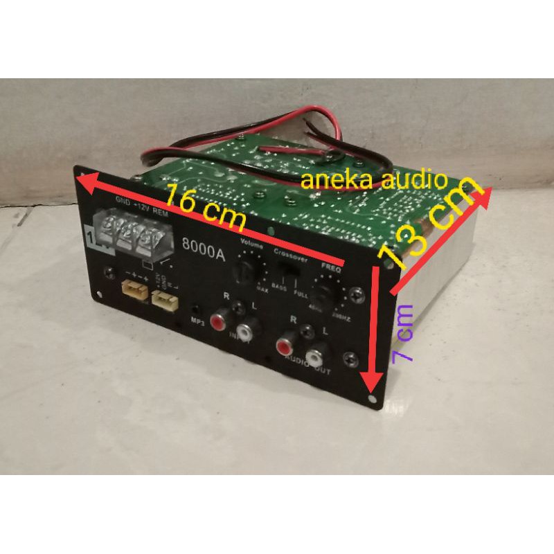 KIT BASSTUBE AKTIF SAA 450WATT 12VOLT