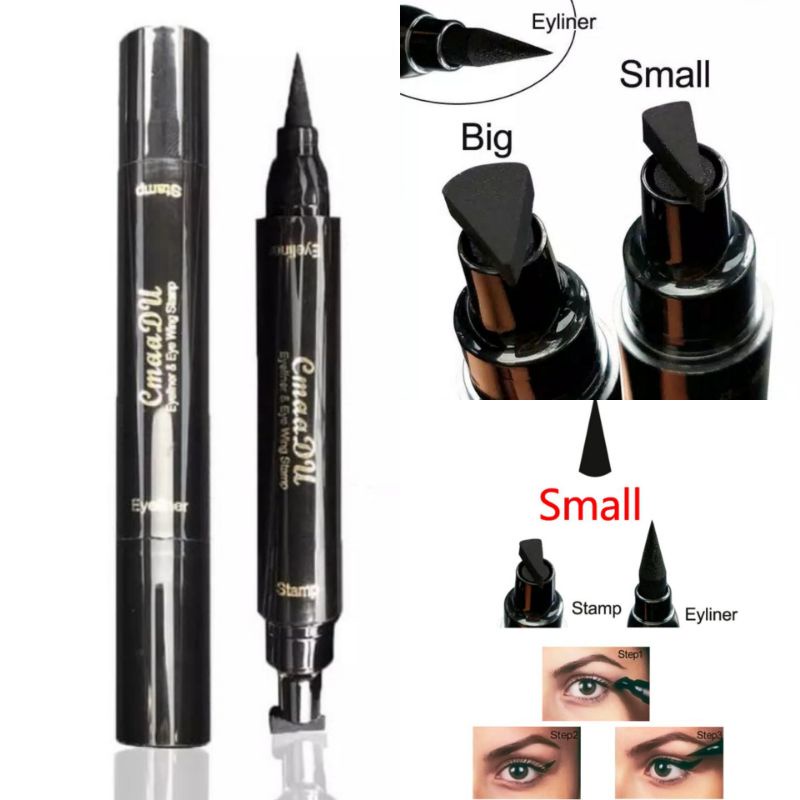 [BISA COD][ORIGINAL] EYELINER STAMP 2 IN 1 CMAADU