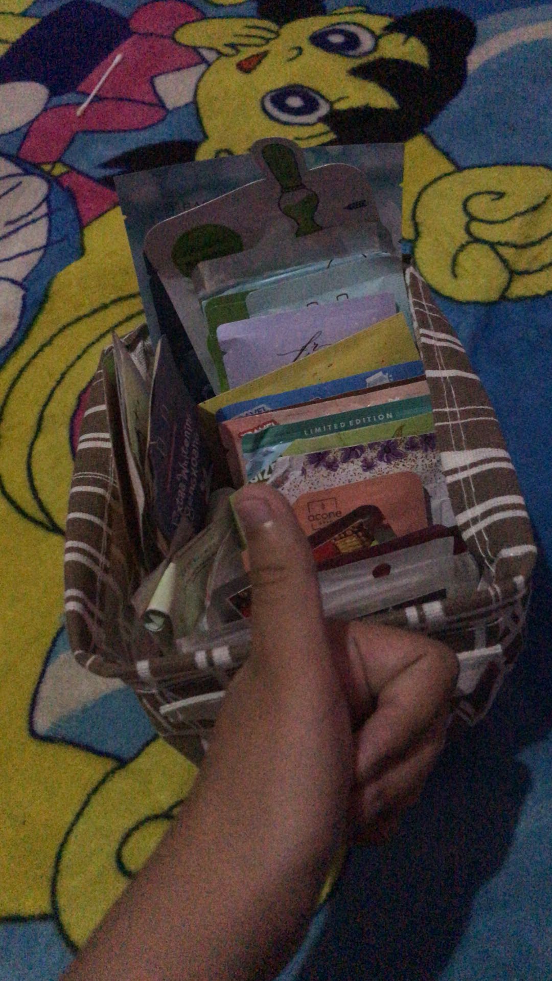 Keranjang Lipat Mini Kanvas