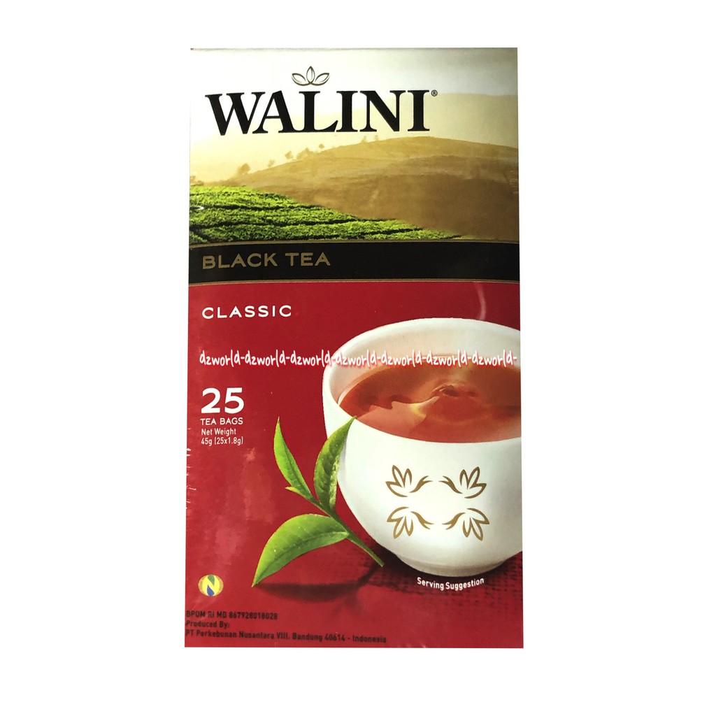 

Walini Klasik 25 Bag Tea Walini Classic Teh Celup Teh Hitam Celup Teh Hitam Walini Rasa Original Teh Walinni Blacktea