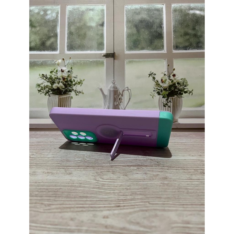 SAMSUNG GALAXY A53 5G CASING STANDING LIPAT SOFTCASE PELINDUNG KAMERA