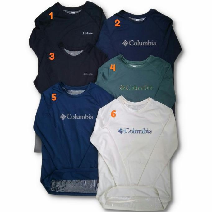 Baselayer Manset Olahraga Pria Omni Heat Full Belakang Columbia