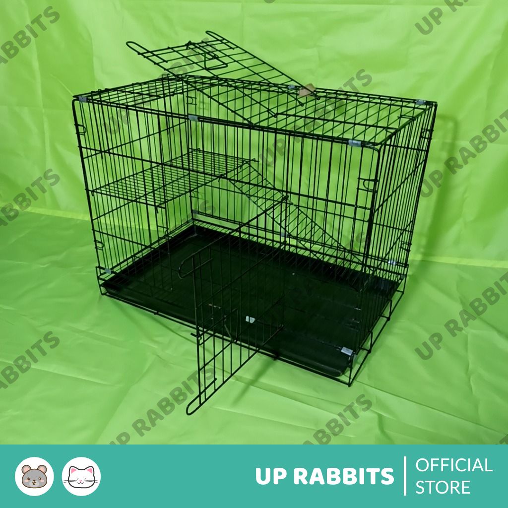 kandang kucing ukuran XL 75x45 besi tebal-2