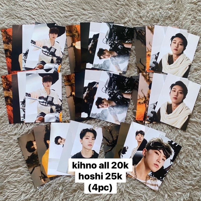PHOTOCARD KIHNO AIRKIT SET RAY PIONEER JUN THE8 SEUNGKWAN DINO 4PC