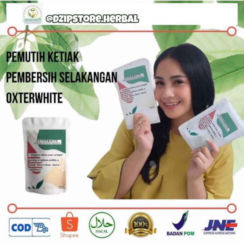 OXTERWHITE ORIGINAL100% PEMUTIH KETIAK & SELANGKANGAN