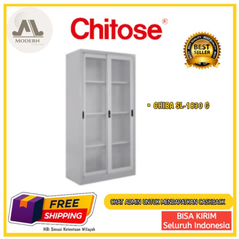 TERMURAH Lemari arsip / Lemari pakaian / Lemari serbaguna / kabinet terbaru Chitose Tipe Chiba SL 18