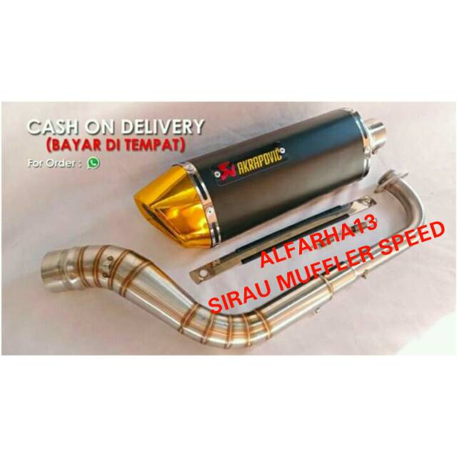 KNALPOT AKRAPOVIC Murah ADV VARIO MIO PCX GSX NMAX DLL