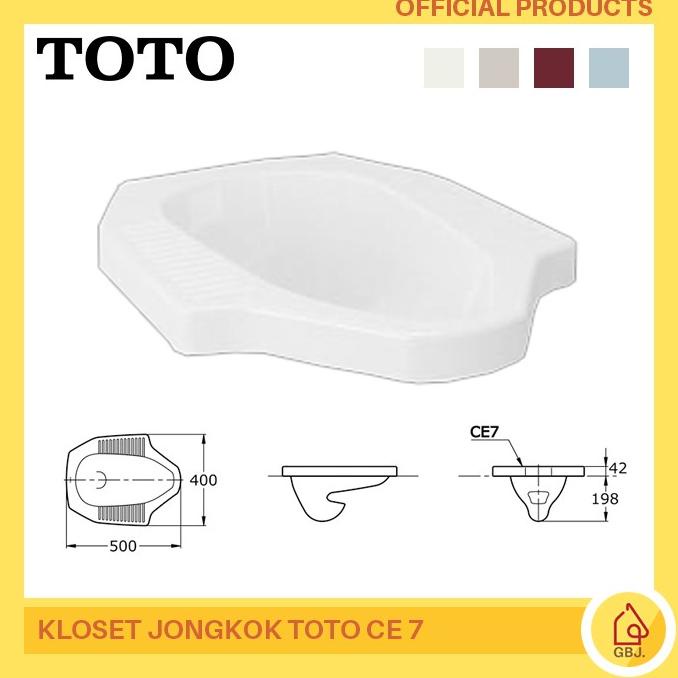 Kloset Jongkok Toto Ce7 / Kloset Jongkok / Toilet Squat Toto