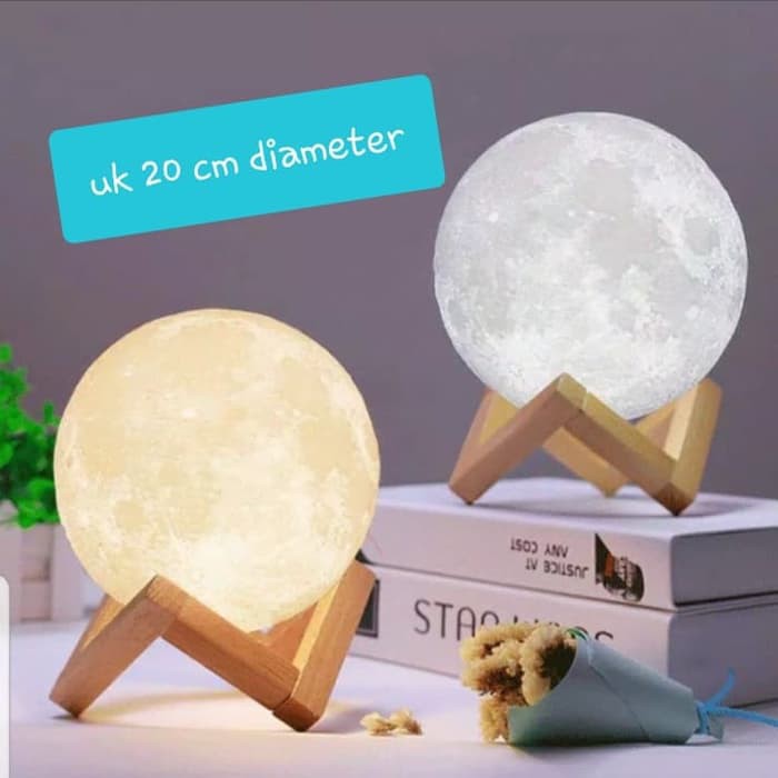 Lampu tidur Moon uk 20 cm