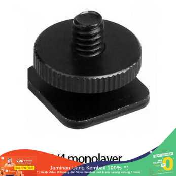 (BISA COD) RVOSTR Tripod Screw Hot Shoe Kamera DSLR - HS14