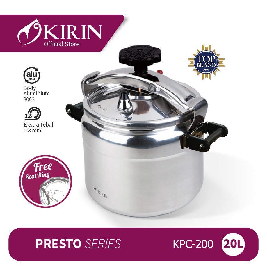 KIRIN KPC 200 PRESSURE COOKER 20 LITER / PRESTO / KPC200