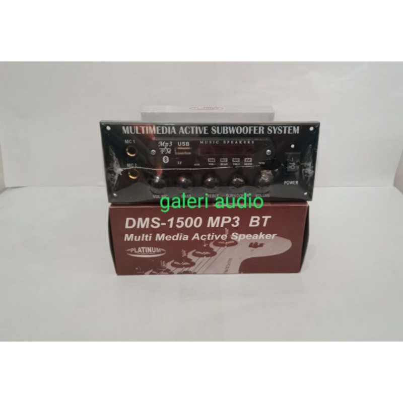 Kit Basstube aktif DMS-1500 MP3, BLUETOOTH, USB, SD-CARD, FM
