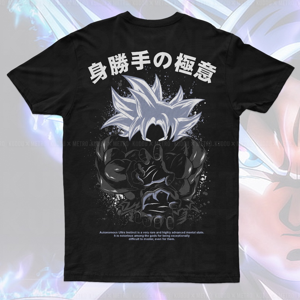 Tshirt Goku Ultra Instinct Sign Anime Manga Dragon Ball Baju Kaos Anime Dragonball Son Goku