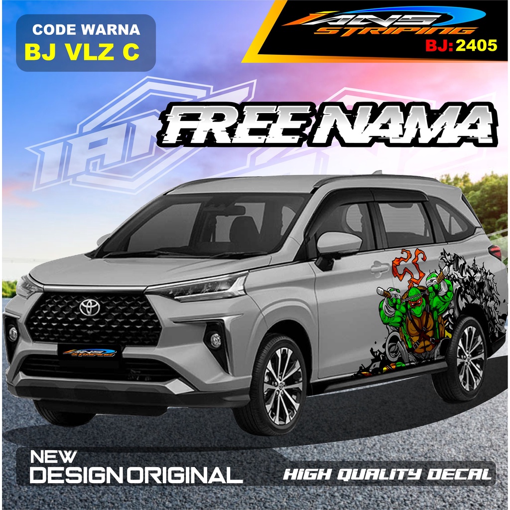 STIKER VARIASI MOBIL AVANZA VELOZ / VARIASI STIKER MOBIL XENIA REBORN / STICKER DECAL MOBIL PAJERO / STIKER MOBIL