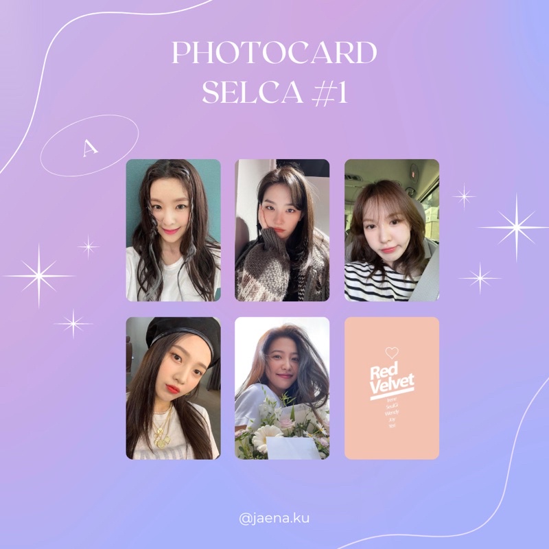 [RED VELVET] PHOTOCARD SELCA #1 RED VELVET ‼️BACA DESKRIPSI‼️