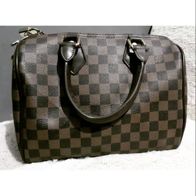 Preloved Pribadi Tas LV Speedy Full Embos