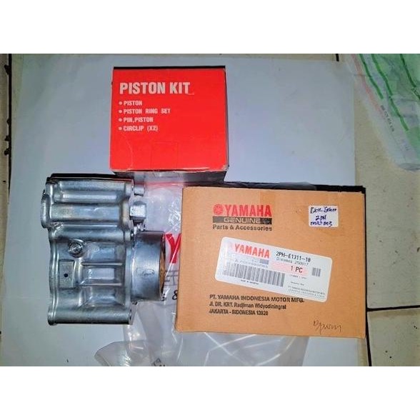 Blok Seher & Blok Mesin Mio M3 Set Piston Original Yamaha