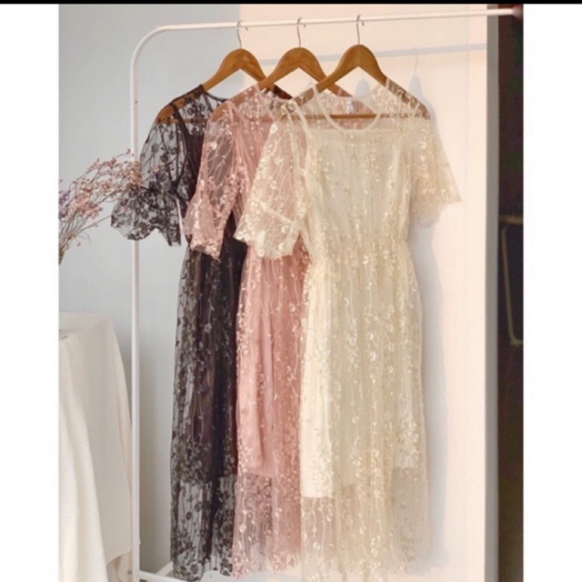 D0154 FUYUMI LACE DRESS (READY)