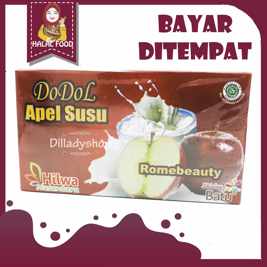 

Khasanah - Dodol Buah Apel Susu