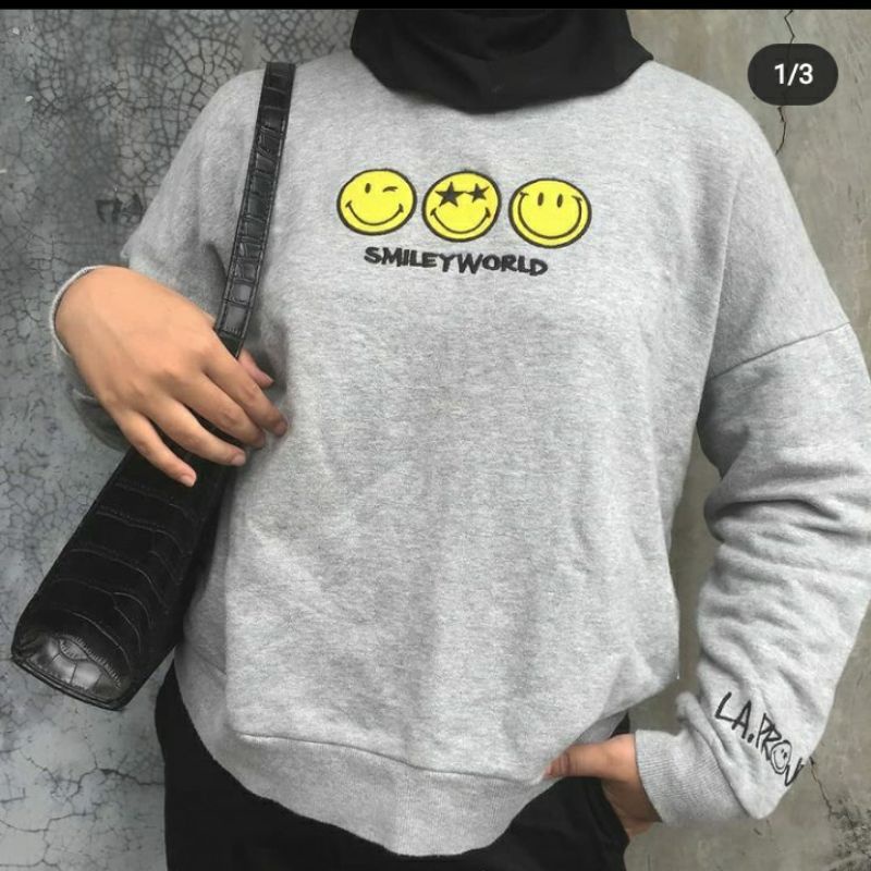 Smiley World Crewneck