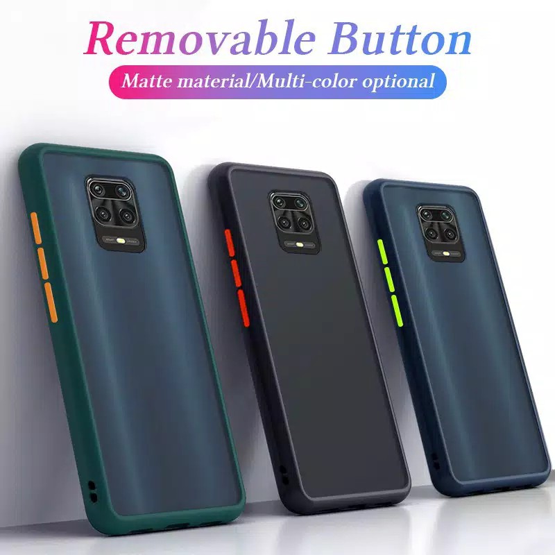 Soft Case Redmi Note 9 + Pro Soft My Choice Aero Color Button Matte