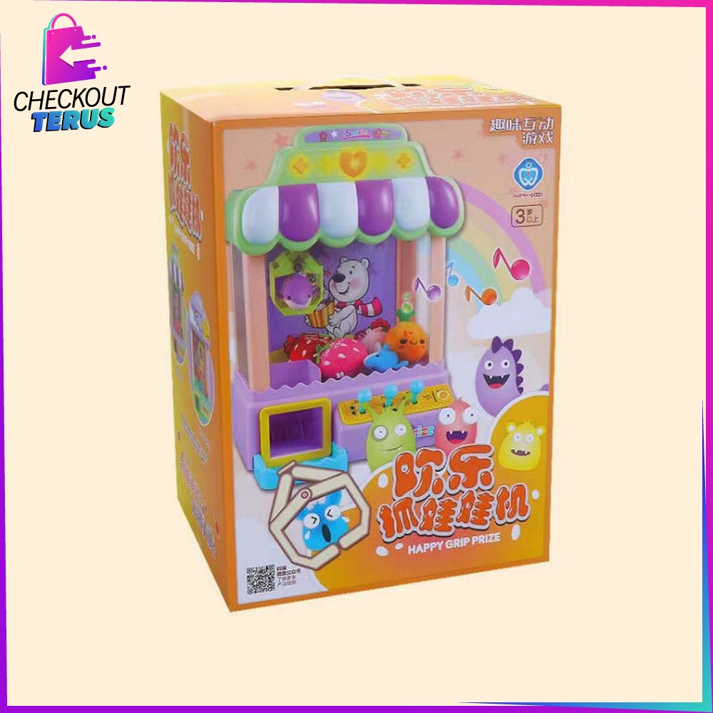 CT M279 Mainan Anak Mesin Capit Mini Doll Machine Mesin Tangkap Boneka Mainan Edukasi Anak Mesin Capit Boneka