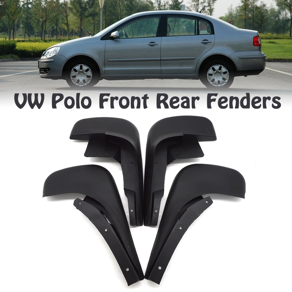 1 Set Mud Flap Pelindung Splash Untuk Volkswagen Polo Mk4 2005 2006 2007 2008 2009 Fender