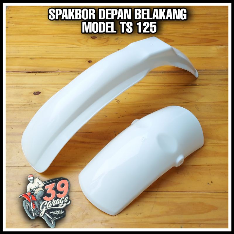 spakbor TS 125 bahan plastik spakbor depan TS125 spakbor belakang TS125 fender depan TS fender belak