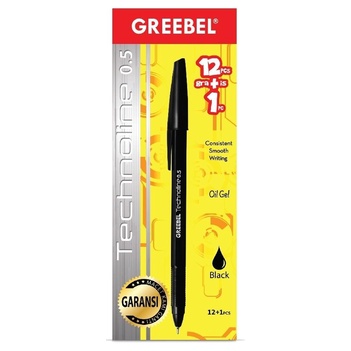 

Pena / Pulpen Greebel Hitam 0,5mm