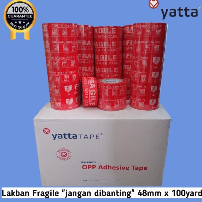 

[ varostore90 ] Lakban Yatta Jangan Dibanting + Fragile (Slop @ 6 Roll)