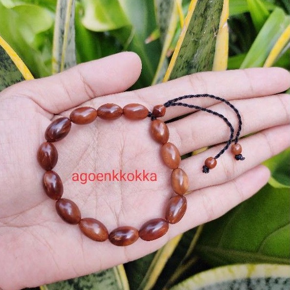 Gelang oval full coklat kokka kaokah