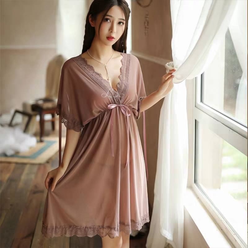 Cod) S M L Xl Xxl Sexy Lingerie Jumbo Big Size Baju Tidur Seksi Kado Pernikahan Plus Size Murah