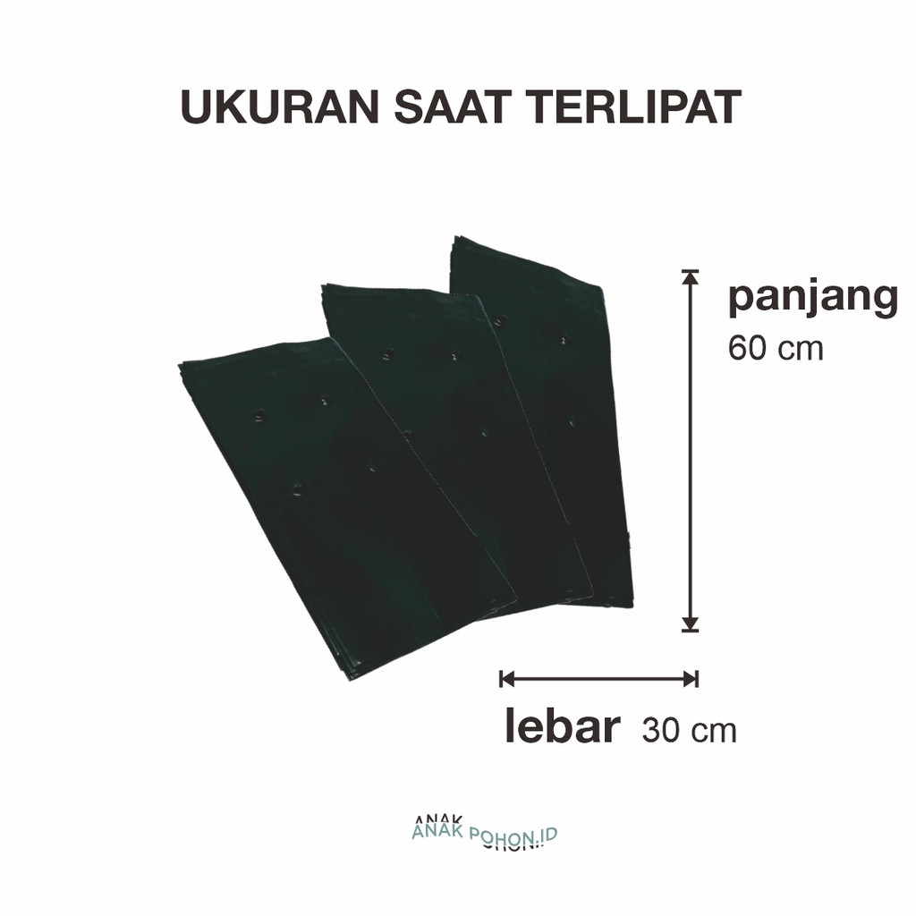 Polybag Polibag Plastik Ukuran 60 x 60 cm - Kualitas Premium Tebal