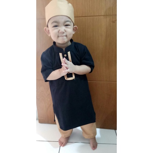 Koko Kurta Anak Unik/Busana Muslim Anak/Koko Anak